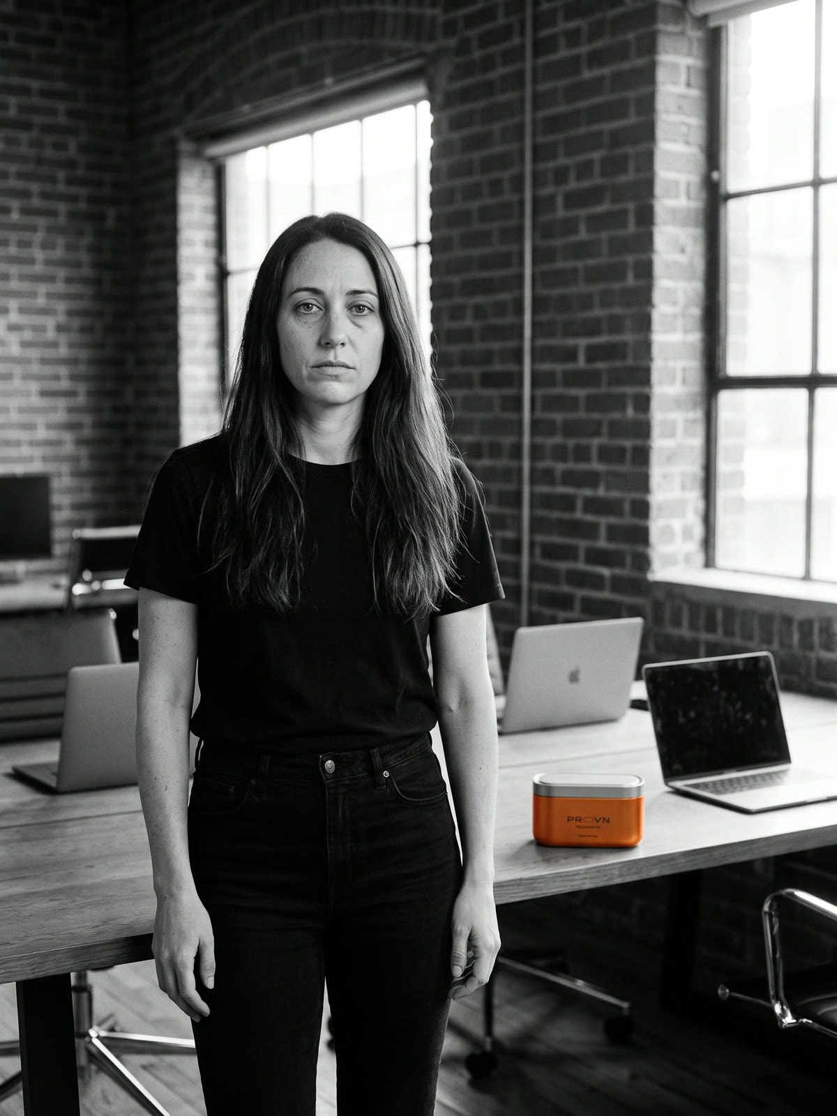 Maya Lindqvist in her loft office